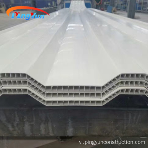 tấm cách nhiệt tejas PVC tấm lợp rỗng